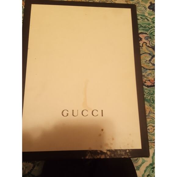 Kids Size 12.5 (29) Authentic GUCCI shoes, High Tops, Black Suede, Zip EUC - Picture 10 of 10